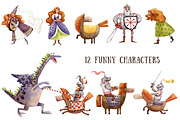 Old Old Fairy Tale - Watercolor Set, an Object Illustration by Mashamashastu (Thumbnail 2 of 12)