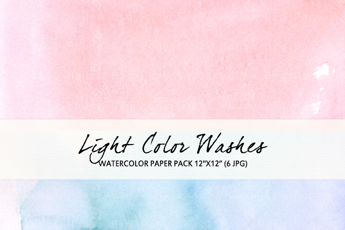 Light Color Washes- Texture Paper, a Texture Illustration by ...