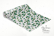 Watercolor Christmas Patterns Set, a Pattern Graphic by Webvilla Studio (Thumbnail 4 of 6)