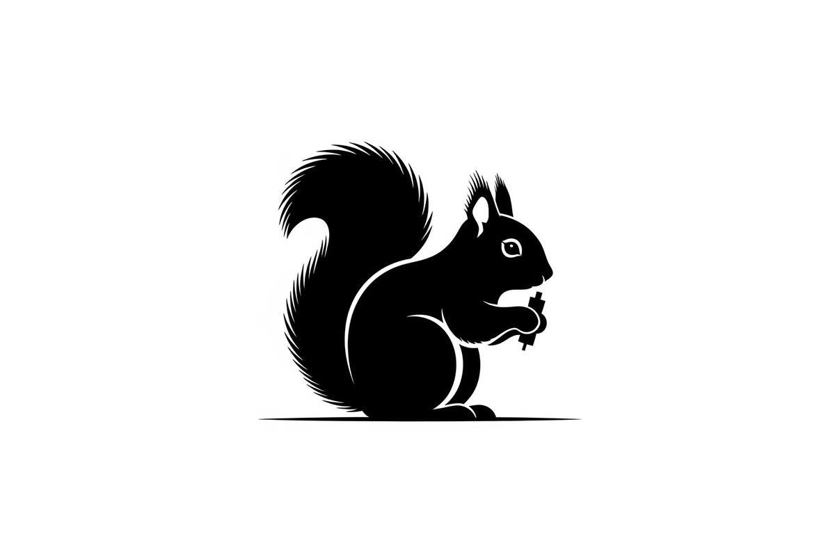 Squirrel Silhouette Vector Bundle, an Illustration by yasushie (Photo 41 of 48)