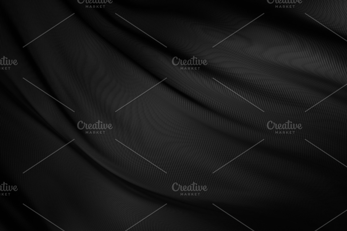 Abstract black fabric background, a Texture Illustration by ArtBackground