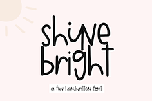 Shine Bright | Fun Handwritten Font