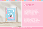 WiFi QR Code Sign - Pastel, a Card Template by SunshineStudioBoutique (Thumbnail 2 of 10)