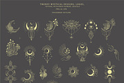 UPDATE! Mystical Moon Trendy Designs, a Decorative Illustration by Designwork (Thumbnail 7 of 23)