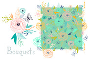 Papillons & Roses patterns, a Pattern Graphic by Anny Cecilia Walter (Thumbnail 5 of 6)