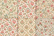 Antique Floral Damask Patterns, a Pattern Graphic by Artonix (Thumbnail 4 of 5)