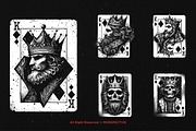 10 Bundle Dark Art Diamond Card King, an Illustration by Morspective (Thumbnail 3 of 7)