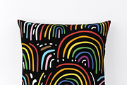 Repeat Pattern Pride Rainbows, a Pattern Graphic by Design Haus Gallery (Thumbnail 2 of 4)
