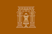 Couture Boutique Lineart Logo, a Branding & Logo Template by Buqancreative (Thumbnail 2 of 4)