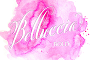 Belluccia Bold Font, a Script Font by Debi Sementelli (Thumbnail 1 of 2)