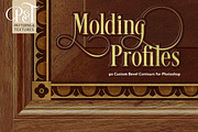 Molding Profiles, a Layer Style Add-On by Patterns & Textures (Thumbnail 1 of 15)