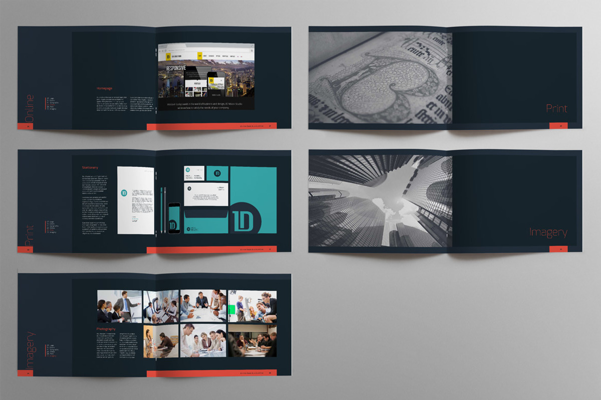 BrandBook Guidelines Template 001, a Brochure Template by ID Vision Studio (Photo 5 of 7)