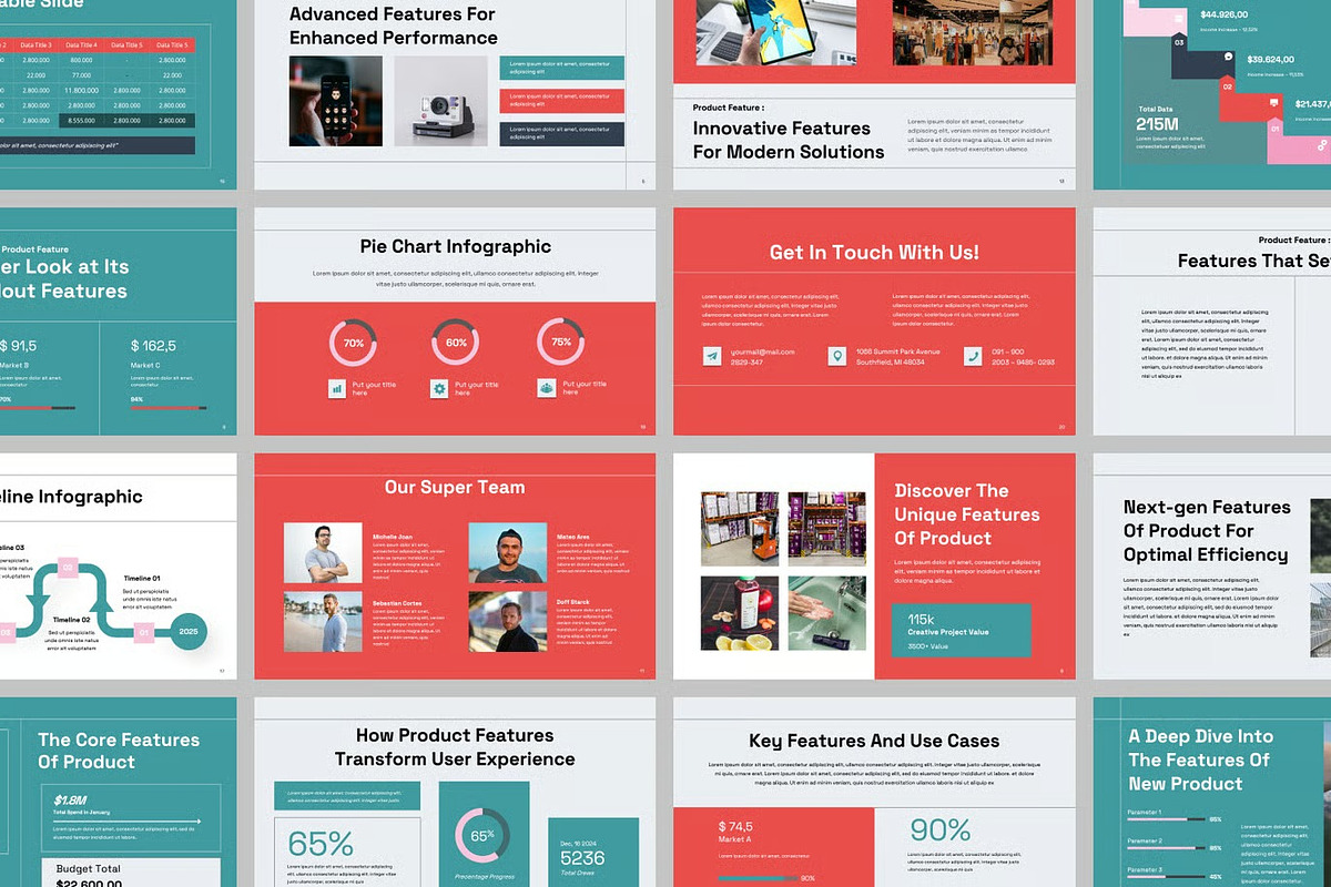 Product Feature Keynote Templates, a Presentation Template by Fit-tee (Photo 2 of 2)