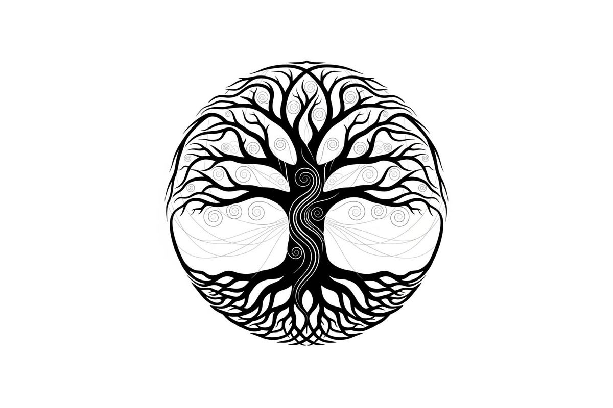Sacred Tree of Life Vector Bundle, an Illustration by Designs_River (Photo 11 of 51)