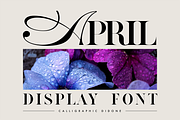 ZP APRIL - Luxury Hybrid Font, a Script Font by Zebra Press (Thumbnail 5 of 13)