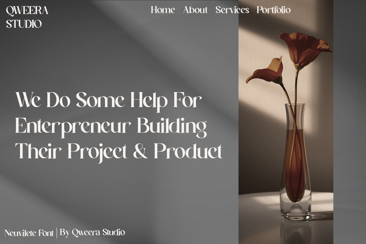 Neuvilete - Modern Luxury Serif Font, a Serif Font by Qweera Studio (Photo 4 of 12)