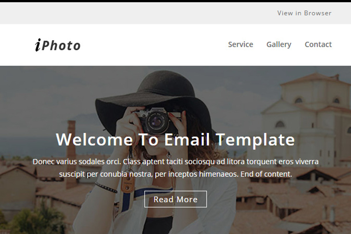 iPhoto - Responsive Email Template, an Email Template by Pennyblack Templates (Photo 2 of 3)