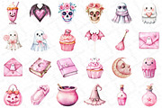 Pastel Pink Halloween Png Clipart, an Illustration by DreamPrint404 (Thumbnail 5 of 5)
