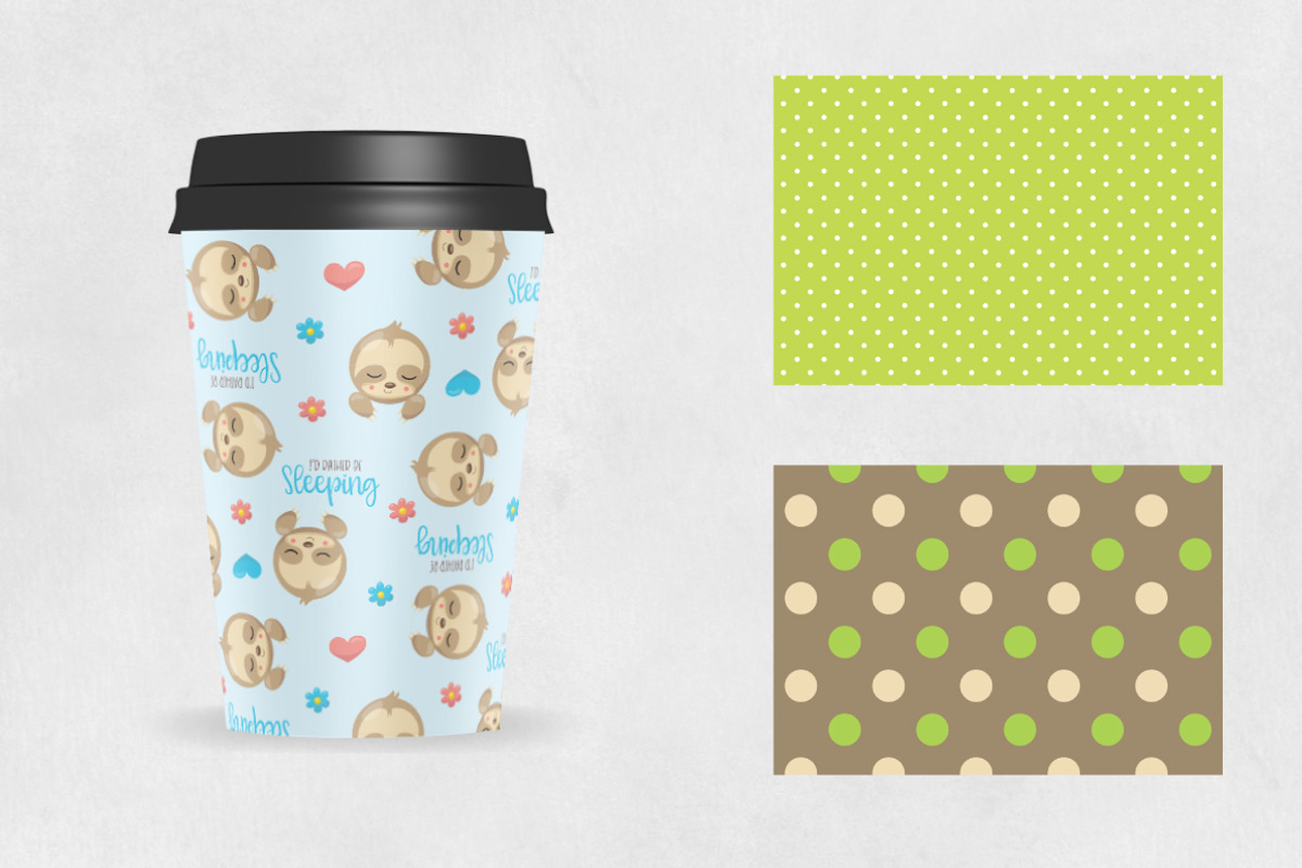 SLOTH Pattern collection, a Pattern Graphic by PrettyPatterns (Photo 2 of 5)