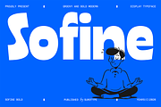 Sofine Bold, a Sans Serif Font by A.Budianto (Thumbnail 1 of 8)