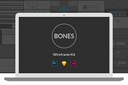 Bones Wireframe Kit, a Wireframe Template by Web Donut (Thumbnail 5 of 9)