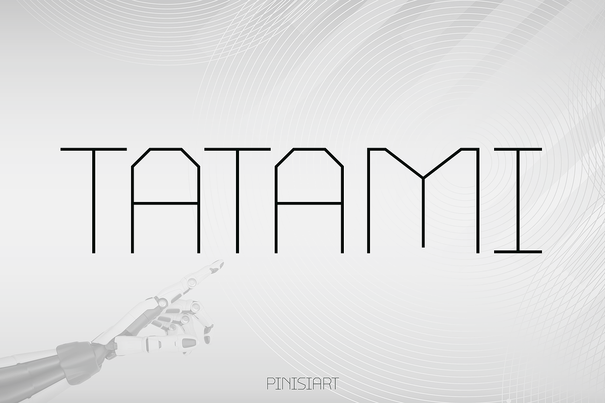 TATAMI, a Font by Pinisi ART (Photo 1 of 10)