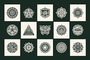 Deco Tattoo and Symbols Art Set, a Solid Icon by Creative Stall (Thumbnail 5 of 8)