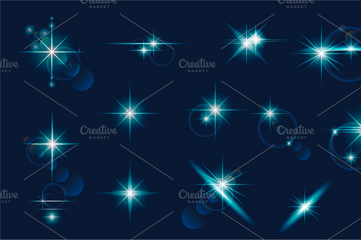Light Effects Pack, an Object Graphic by alexdndz (Photo 3 of 11)