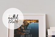 Large White Frame Mockup HZ, a Print Template by Tina Crespo (Thumbnail 2 of 3)