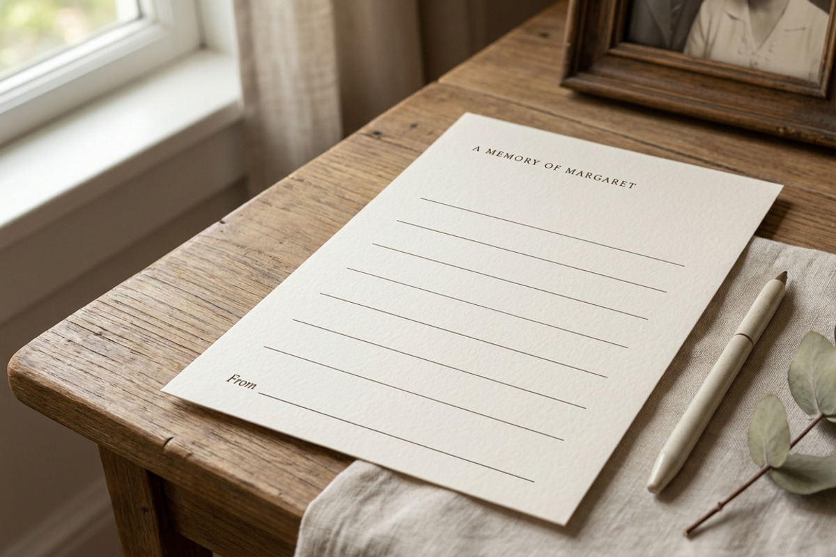Memorial Stationery 100 Templates V2, an Invitation Template by pawellpi (Photo 35 of 90)