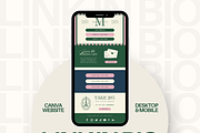 Canva Link in Bio Template, a Landing Page Template by Branding Babe Co. (Thumbnail 1 of 5)