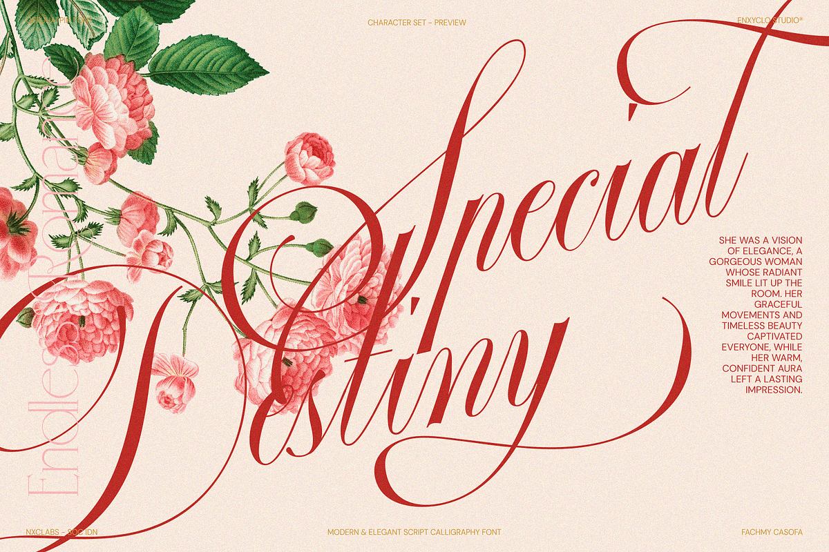 GEFUHATPIN — Elegant Calligraphy, a Script Font by Enxyclo Studio (Photo 11 of 23)