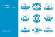 Oktoberfest vintage badges & labels, a Branding & Logo Template by Vasya Kobelev (Thumbnail 3 of 25)