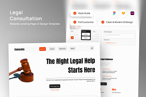 Counselio Legal Consultation Landing