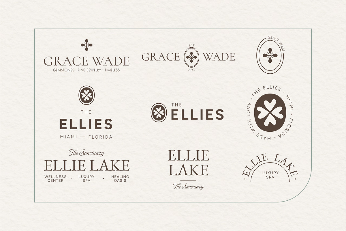 Minimalist Logos & Branding Kit preview 5