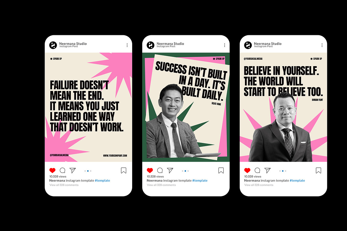 Motivation Instagram Post preview 3