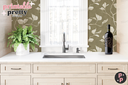 Modern Kitchen Wallpaper Mockup PSD, a Product Mockup by Printable Pretty Studio (Thumbnail 7 of 9)