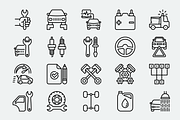 Car Service 20 Pixel Perfect Icons, an Outline Icon by Alex Blogoodf (Thumbnail 4 of 11)