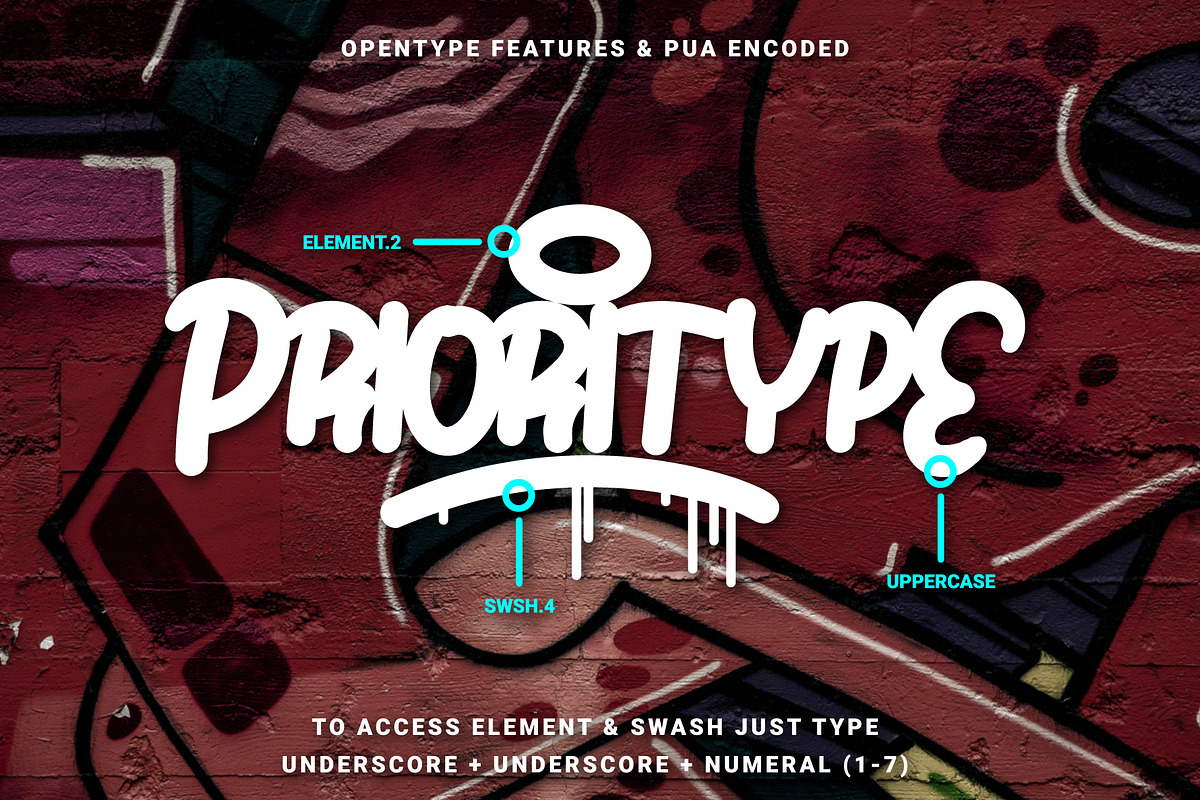 Bomb Da Gone, a Font by Prioritype Co (Photo 7 of 9)