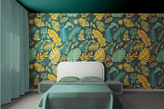 TROPICAL LEAVES Vector Patterns, a Pattern Graphic by Madebyia (Thumbnail 10 of 10)
