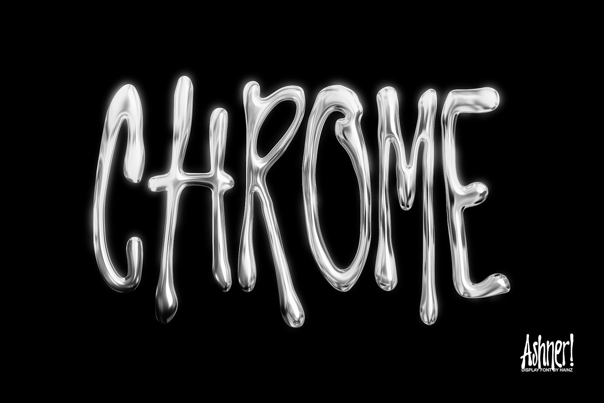 Ashner! - Display Font, a Handwritten Font by Hainz Studio (Photo 6 of 9)