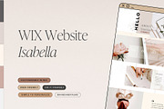 WIX Website Template Isabella, a Wix Template by Brand & Palms (Thumbnail 1 of 6)