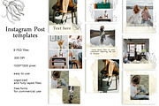 Instagram Post and Stories Template, a Social Media Template by OlgaSerbun (Thumbnail 5 of 7)
