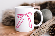 Coquette Bow Valentine Clip Art, a Decorative Illustration by tchastudio (Thumbnail 10 of 12)