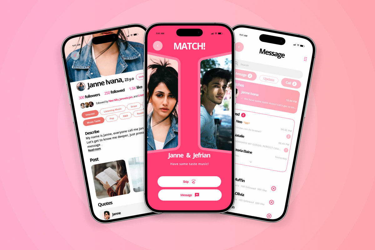 VeLov - Chic Social & Dating App UI, an App Template by twinstd (Photo 4 of 5)