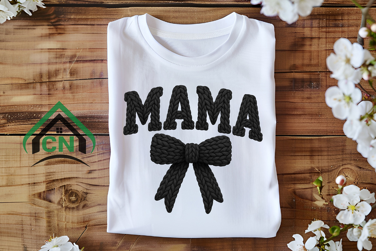 Faux Yarn Mama Coquette Bow PNG, an Illustration by Craft Nest (Photo 5 of 5)