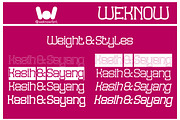 Kasih & Sayang font, a Serif Font by weknow (Thumbnail 7 of 8)