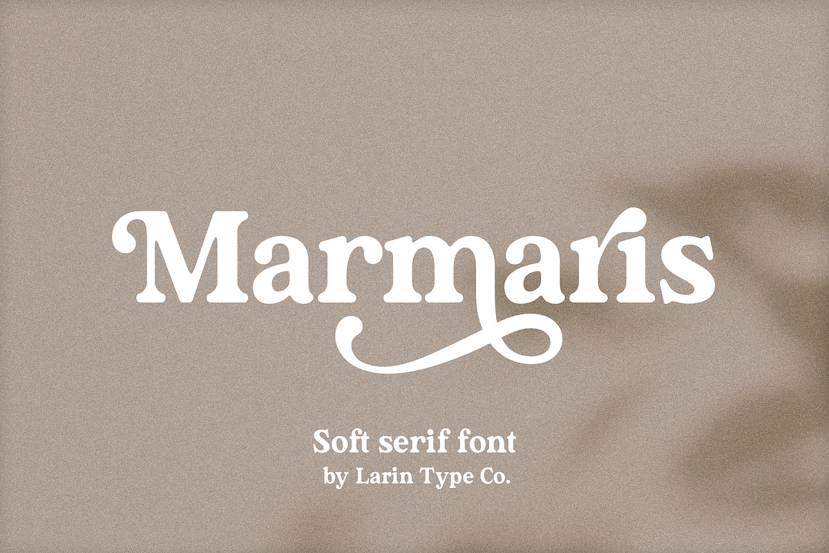 Marmaris, a Serif Font by Larin Type Co. (Photo 1 of 15)