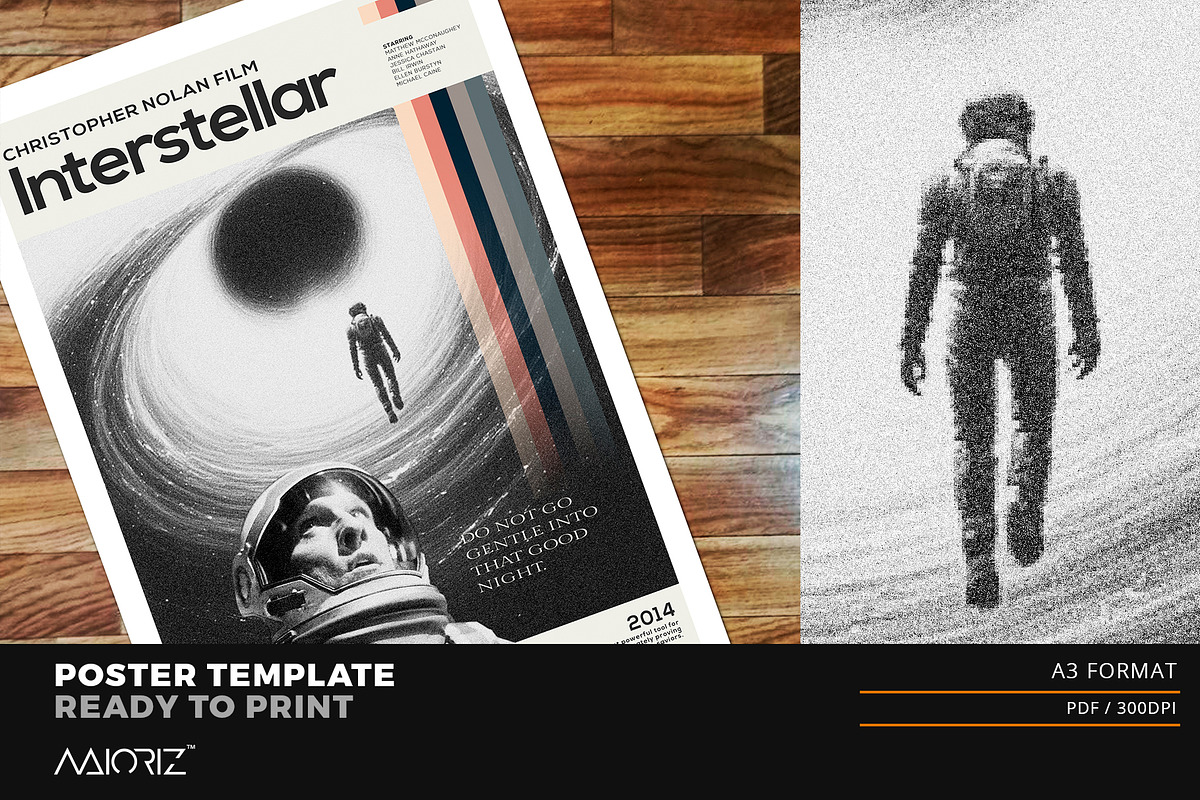 Movie Poster Print A3 format, a Poster Template by Maioriz Shop (Photo 2 of 3)