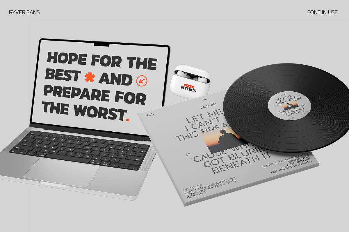 Ryver Sans - Sans Serif font, a Sans Serif Font by Ryan Rivaldo Vierra (Photo 2 of 9)